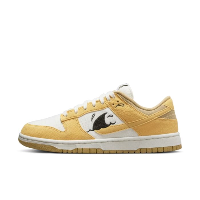 NIKE DUNK LOW NEXT NATURE SUN CLUB WHITE YELLOW DV1681 100 - Image 3