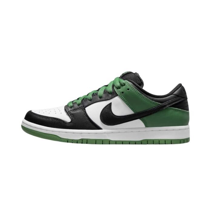 NIKE SB DUNK LOW CLASSIC GREEN BLACK WHITE BQ6817 302 - Image 3