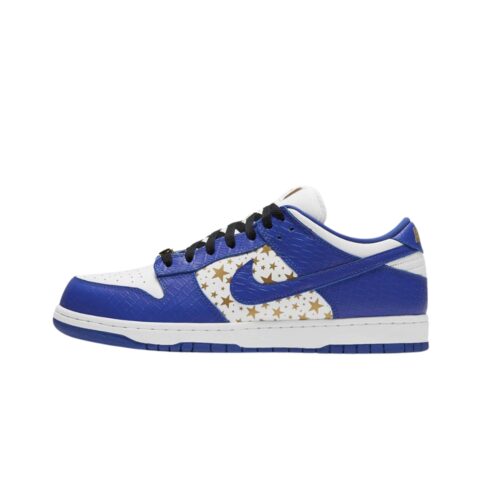 Nike SB Dunk Low X Superme White Blue - Image 3
