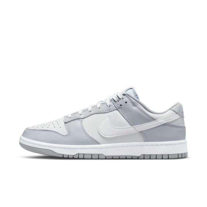 NIKE DUNK LOW LIGHT GREY WHITE GREY DJ6188 001 - Image 3