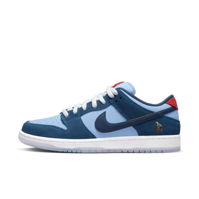 NIKE SB DUNK LOW PRO WHY SO SAD COASTAL BLUE LIGHT CURRENT BLUE DX5549 400 - Image 3