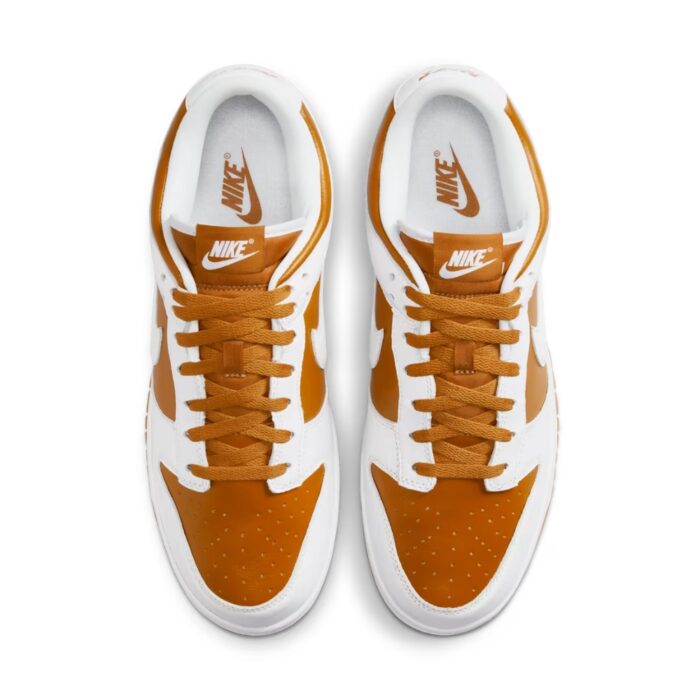 NIKE DUNK LOW REVERSE DARK CURRY WHITE FQ6965 700 - Image 4