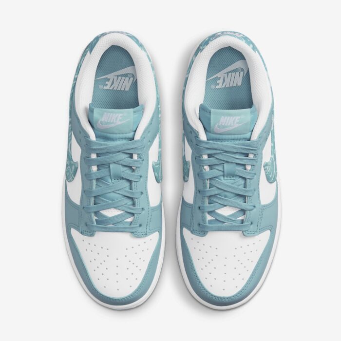 NIKE DUNK LOW ESSENTIAL BLUE PAISLEY WHITE DH4401 101 - Image 4