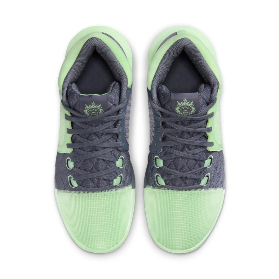 NIKE LEBRON WITNESS 8 VAPOR GREEN GLOW BLACK FB2239 300 - Image 4