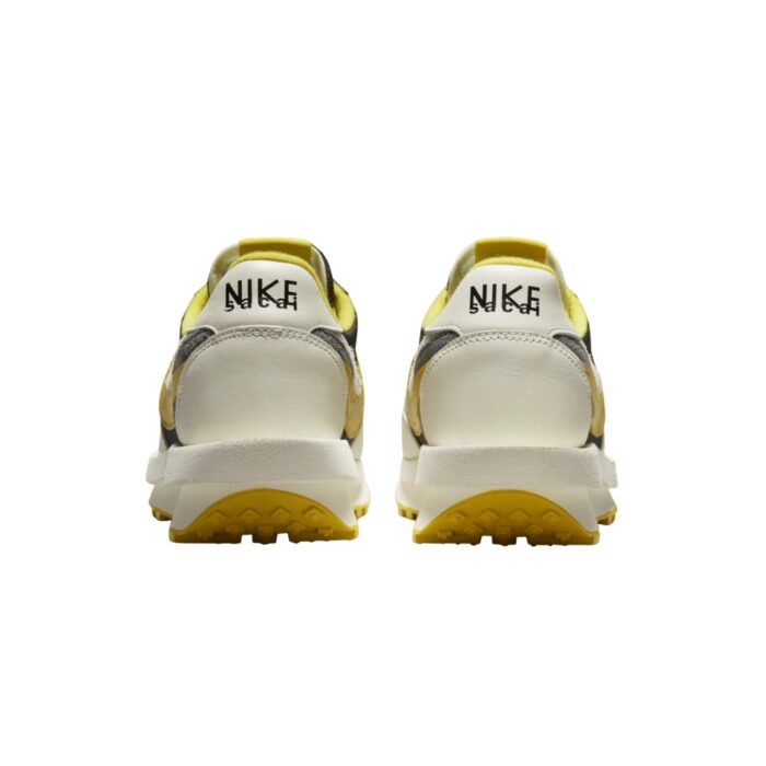 NIKE LD WAFFLE X SACAI X UNDERCOVER BLACK BRIGHT CITRON YELLOW DJ4877 001 - Image 4