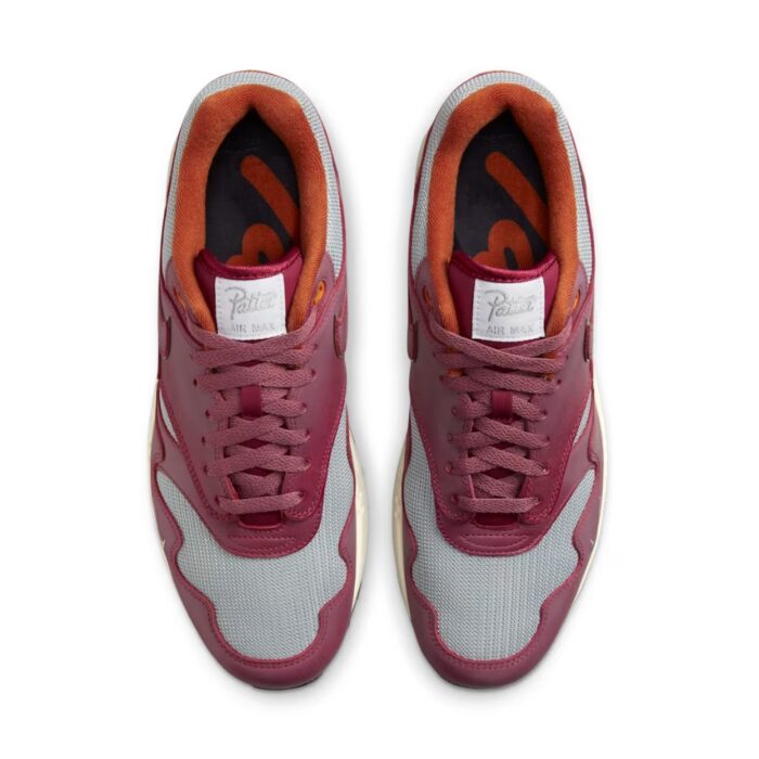 NIKE AIR MAX 1 X PATTA NIGHT MAROON WHITE DO9549 001 - Image 4