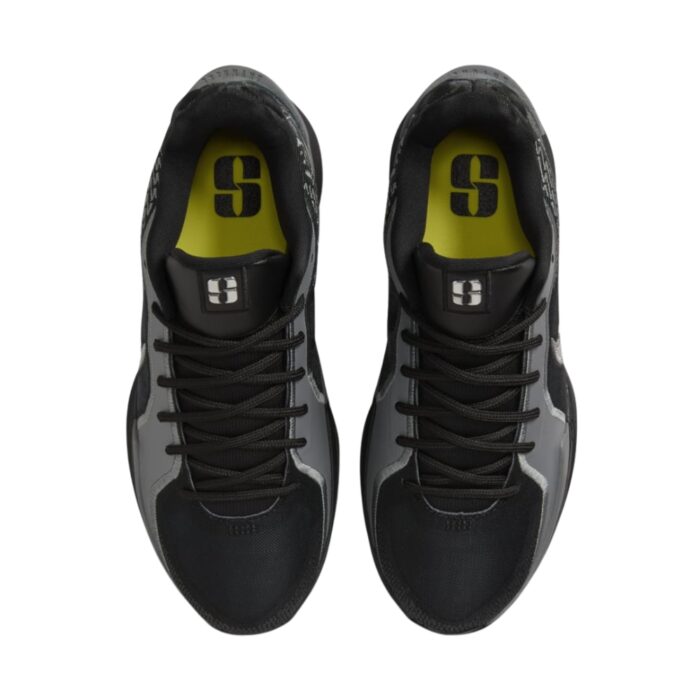 NIKE SABRINA 2 MIRRORED BLACK SMOKE GREY OPTI YELLOW METALLIC SILVER FQ2174 001 - Image 4