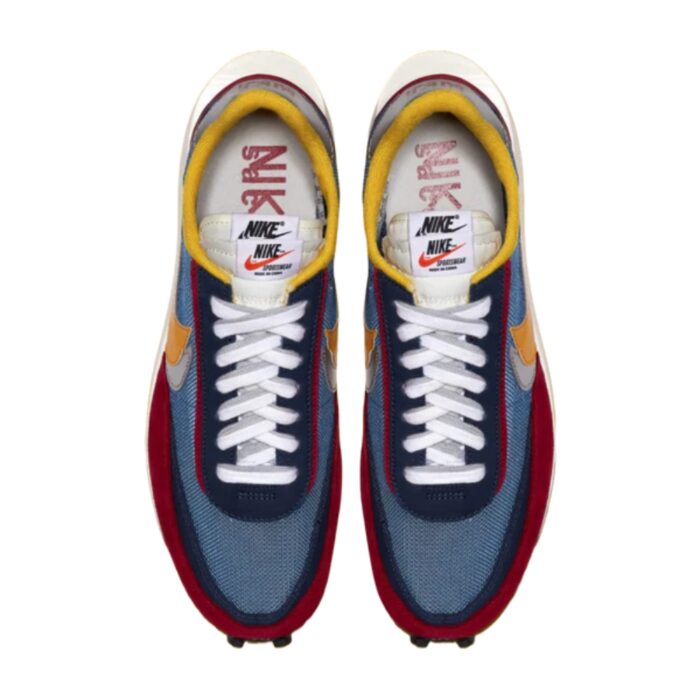 NIKE LD WAFFLE SACAI ARSITY BLUE DEL SOL VARSITY RED BLACK BV0073 400 - Image 4