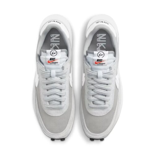 NIKE LD WAFFLE X SACAI X FRAGMENT LIGHT SMOKE GREY DH2684 001 - Image 4