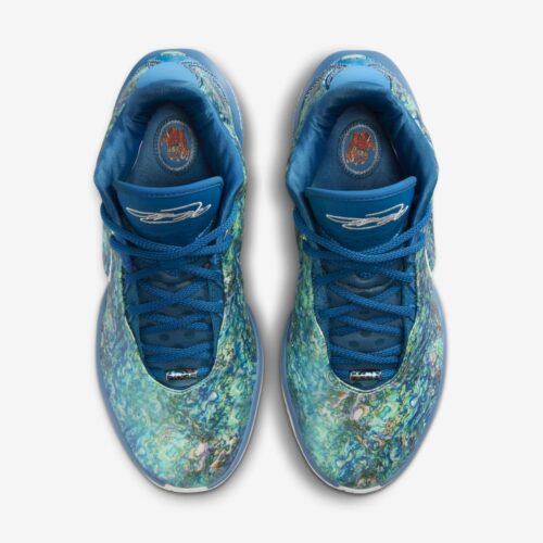 NIKE LEBRON 21 ABALONE INDUSTRIAL BLUE COURT BLUE PHOTON DUST PINK RISE FN0708 400 - Image 4