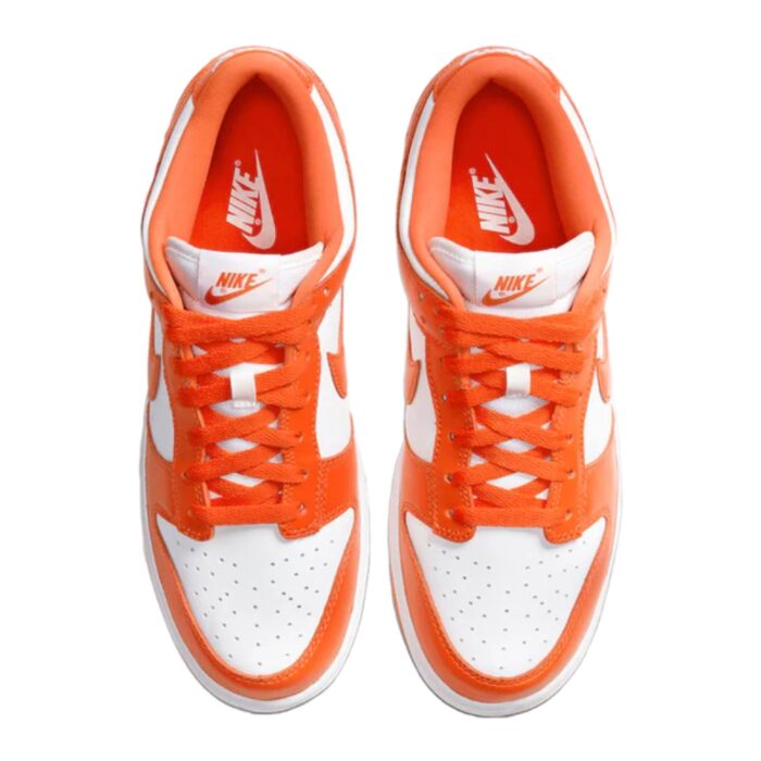 NIKE DUNK LOW SP SYRACUSE WHITE ORANGE BLAZE CU1726 101 - Image 4