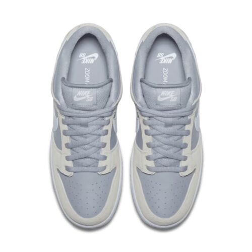 NIKE SB DUNK LOW SUMMIT WHITE WOFT GREY AR0778 110 - Image 4