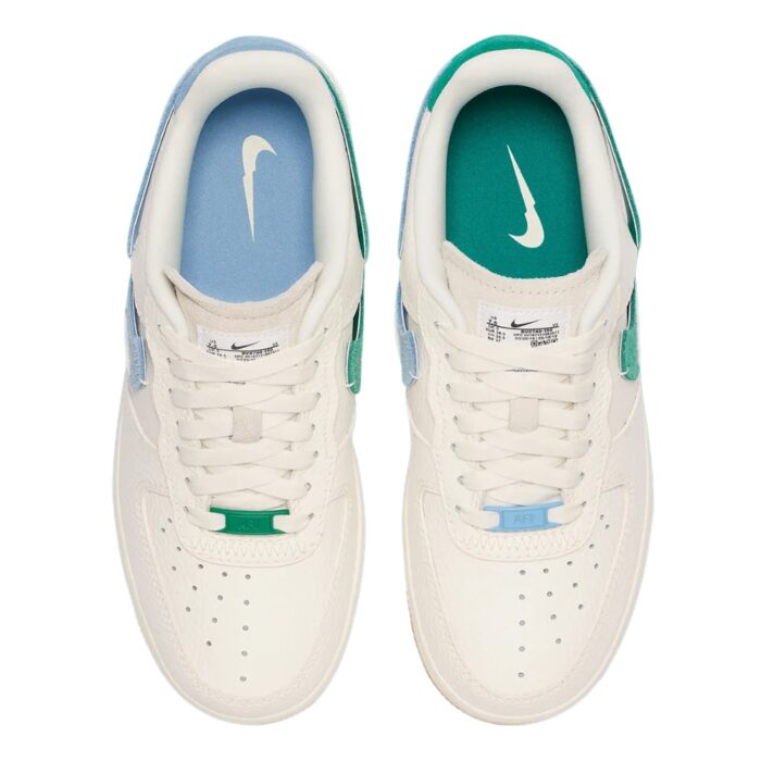 NIKE AIR FORCE 1 VANDALIZED SAIL MYSTIC GREEN BV0740 100 - Image 4
