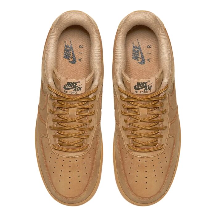 NIKE AIR FORCE 1 LOW FLAX GUM LIGHT BROWN OUTDOOR GREEN AA4061 200 - Image 4