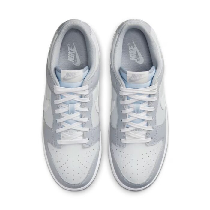 NIKE DUNK LOW LIGHT GREY WHITE GREY DJ6188 001 - Image 4