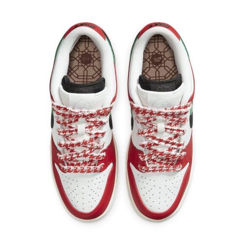 Nike SB Dunk Low Frame Skate Chile Red White Lucky - Image 4