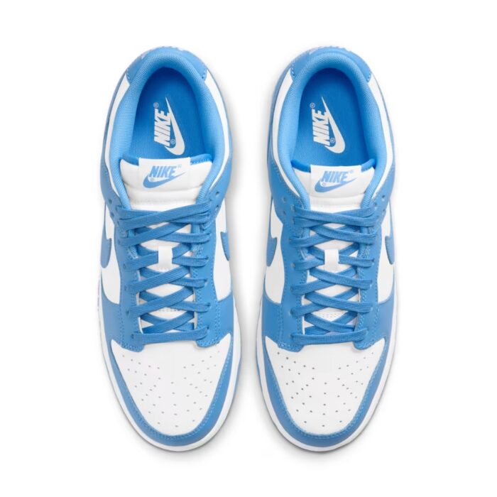 NIKE DUNK LOW UNC WHITE UNIVERSITY BLUE DD1391 102 - Image 4