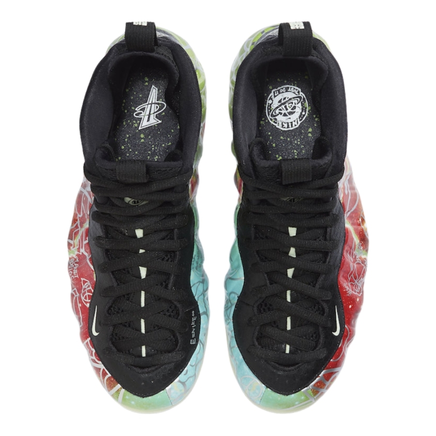 NIKE AIR FOAMPOSITE ONE BEIJING PLANET HOOPS MULTI COLOR GREEN STRIKE BLACK CW6769 930 - Image 4