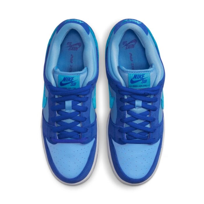 NIKE SB DUNK LOW BLUE RASPBERRY WHITE DM0807 400 - Image 4