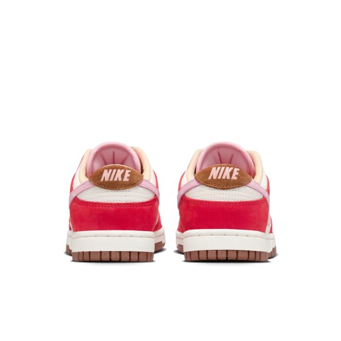 NIKE DUNK LOW BACON SPORT RED SHEEN SAIL MEDIUM BROWN FB7910 600 - Image 5