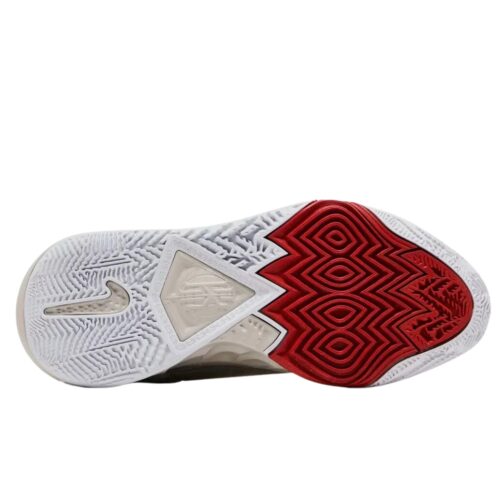NIKE KYRIE 9 LIGHT BONE PICANTE RED WHITE PINK DJ6017 002 - Image 5