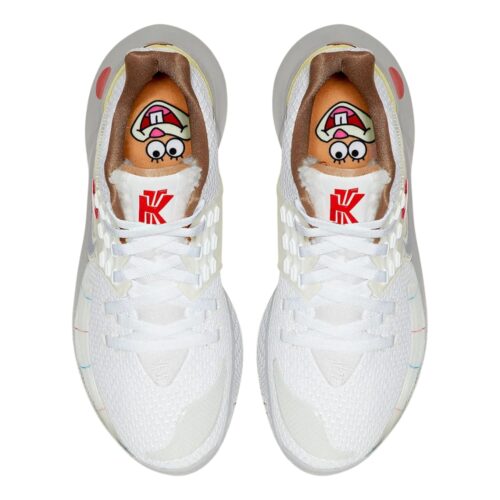 NIKE KYRIE 2 LOW SPONGEBOB SANDY CHEEKS WHITE GREY CJ6953 100 - Image 5