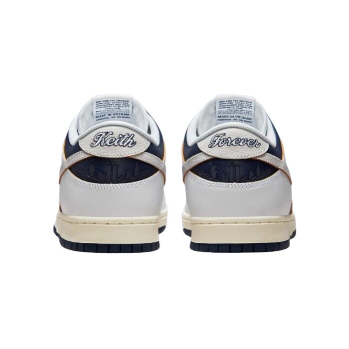 NIKE SB DUNK LOW HUF NEW YORK CITY WHITE NAVY BLUE FD8775 100 - Image 5