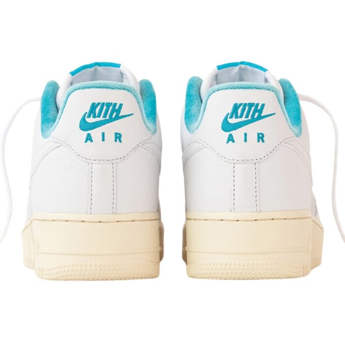 NIKE AIR FORCE 1 LOW KITH HAWAII WHITE BLUE LAGOON ALOE VERDE WHITE DC9555 100 - Image 5
