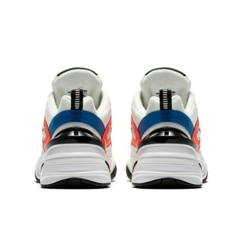 NIKE M2K TEKNO WHITE BLACK ORANGE AO3108 101 - Image 5