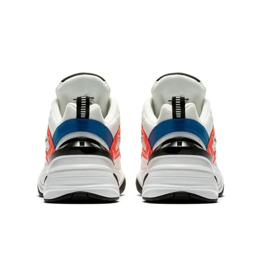 NIKE M2K TEKNO WHITE BLACK ORANGE AO3108 101 - Image 5