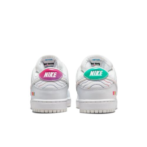 NIKE SB DUNK LOW PRO BE TRUE WHITE MULTI COLOR DR4876 100 - Image 5