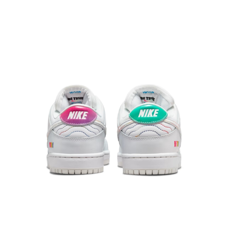 NIKE SB DUNK LOW PRO BE TRUE WHITE MULTI COLOR DR4876 100 - Image 5