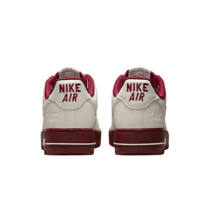 NIKE AIR FORCE 1 LOW 07 SE SAIL TEAM RED METALLIC GOLD BLACK DQ7582 100 - Image 5