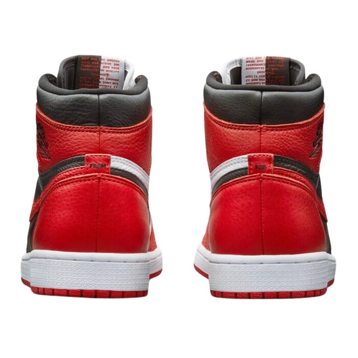 NIKE AIR JORDAN 1 RETRO HIGH HOMAGE TO HOME CHICAGO BLACK WHITE UNIVERSITY RED AR9880 023 - Image 5