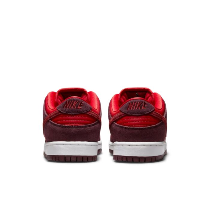 NIKE SB DUNK LOW CHERRY BURGUNDY CRUSH TEAM RED DM0807 600 - Image 5