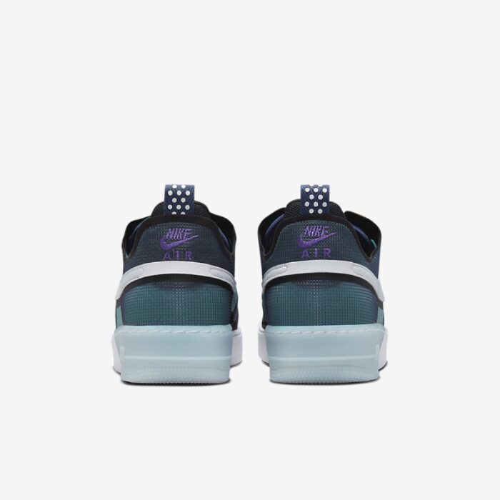 NIKE AIR FORCE 1 LOW REACT MIDNIGHT NAVY TEAL DM0573 400 - Image 5