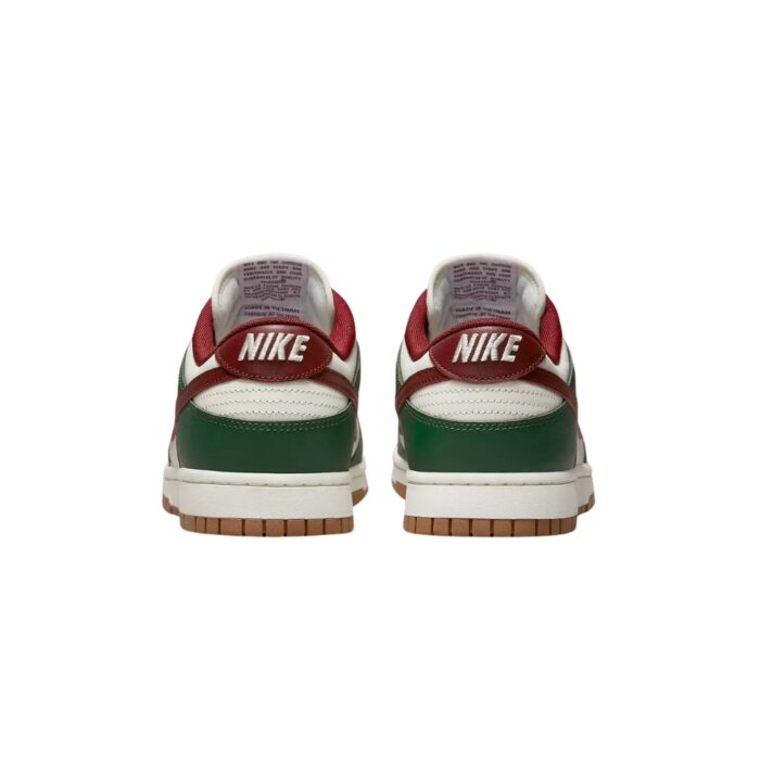 NIKE DUNK LOW GORGE GREEN WHITE TEAM RED FB7160 161 - Image 5