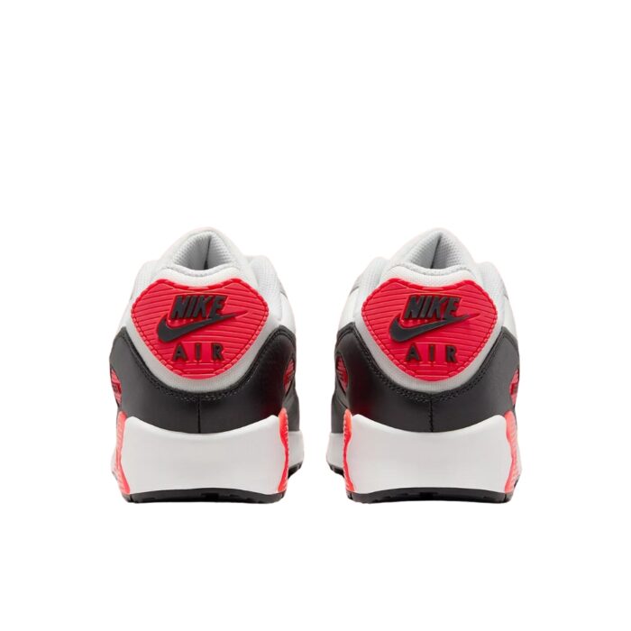 NIKE AIR MAX 90 GTX INFRARED GORE TEX WHITE GREY RED FD5810 101 - Image 5