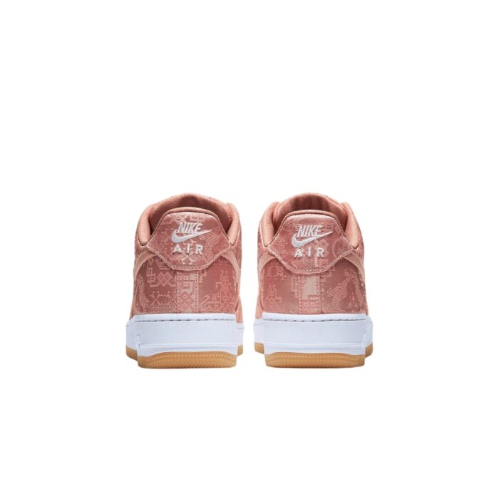 NIKE AIR FORCE 1 LOW CLOT ROSE GOLD SILK ROSE GOLD WHITE GUM LIGHT BROWN CJ5290 600 - Image 5