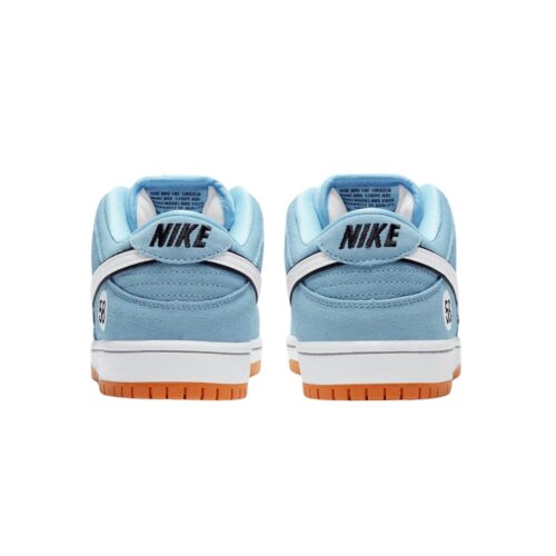 NIKE SB DUNK LOW CLUB 58 GULF BLUE CHILL SAFETY ORANGE BLACK WHITE BQ6817 401 - Image 5