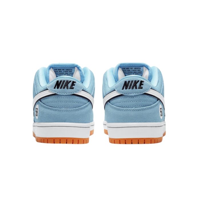 NIKE SB DUNK LOW CLUB 58 GULF BLUE CHILL SAFETY ORANGE BLACK WHITE BQ6817 401 - Image 5