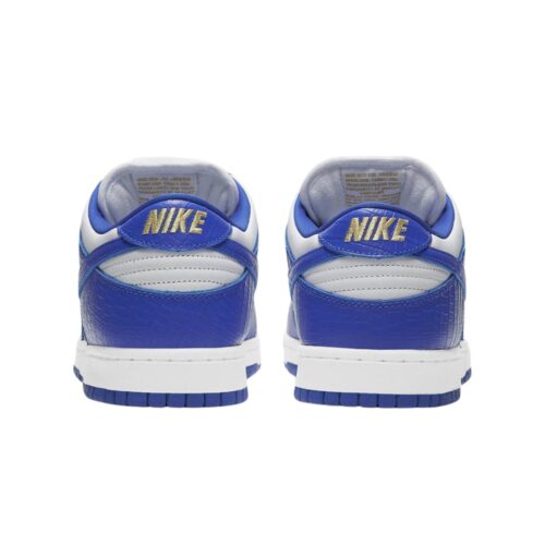 Nike SB Dunk Low X Superme White Blue - Image 5