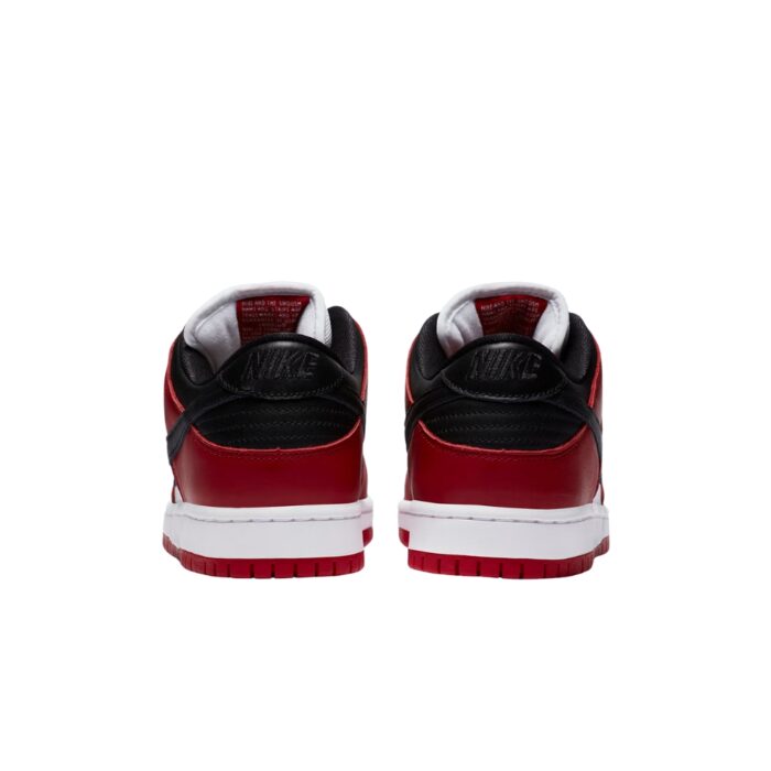 NIKE SB DUNK LOW PRO CHICAGO VARSITY RED WHITE BLACK BQ6817 600 - Image 5