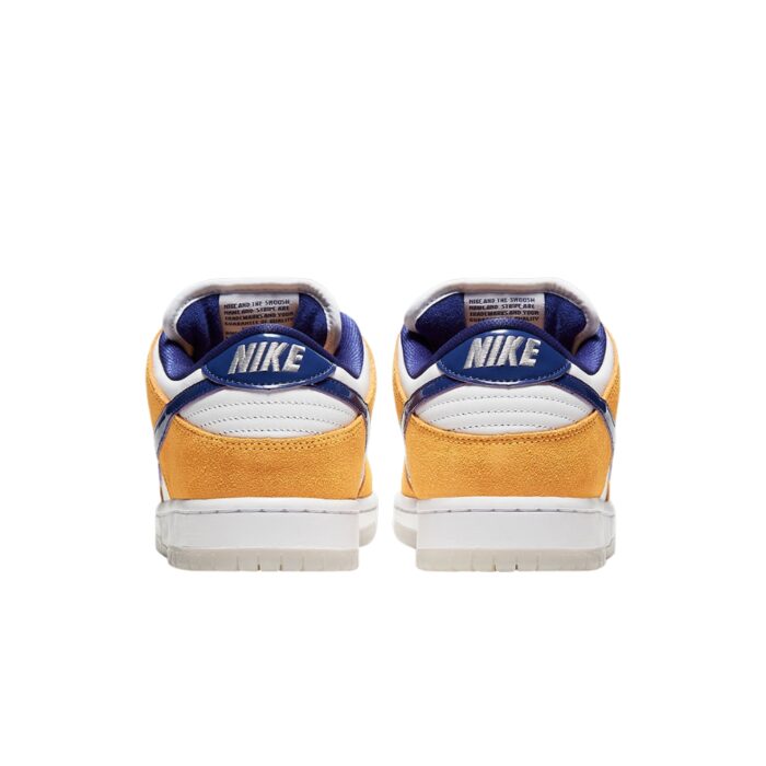 NIKE SB DUNK LOW PRO LASER ORANGE WHITE REGENCY PURPLE BQ6817 800 - Image 4