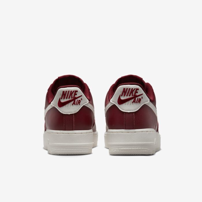 NIKE AIR FORCE 1 LOW 07 PREMIUM HISTORY OF LOGOS TEAM RED DZ5616 600 - Image 5
