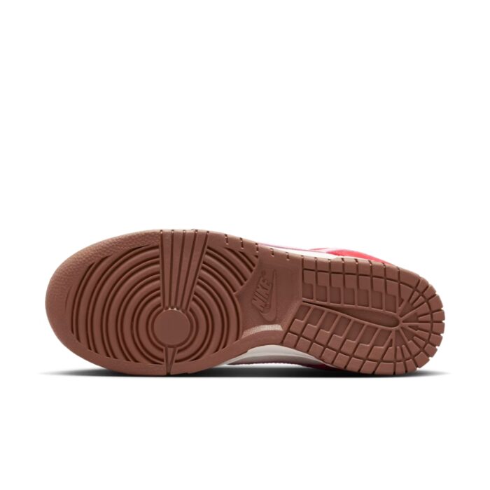 NIKE DUNK LOW BACON SPORT RED SHEEN SAIL MEDIUM BROWN FB7910 600 - Image 6