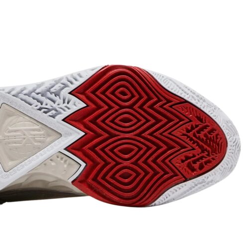 NIKE KYRIE 9 LIGHT BONE PICANTE RED WHITE PINK DJ6017 002 - Image 6