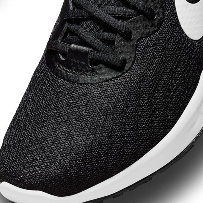 NIKE REVOLUTION 6 ROAD RUNNING BLACK WHITE IRON GREY DC3728 003 - Image 6