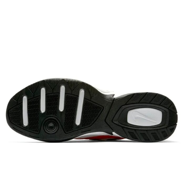 NIKE M2K TEKNO WHITE BLACK ORANGE AO3108 101 - Image 6