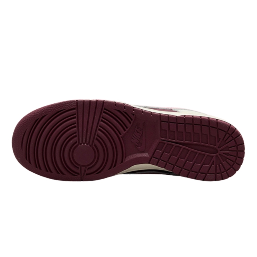 NIKE DUNK LOW RETRO PRM VALENTINE'S DAY PALE IVORY MEDIUM SOFT PINK NIGHT MAROON DR9705 100 - Image 6